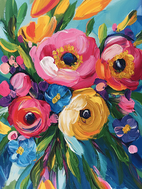 Wildflowers for Mom - Paint Nite event in Langley, BC