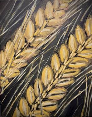 Bold wheat - Paint Nite event in Regina, SK