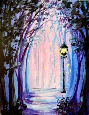 Magic Lamp Post - Paint Nite event in Worcester, MA