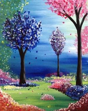 Candyland Forest - Paint Nite event in Chico, CA