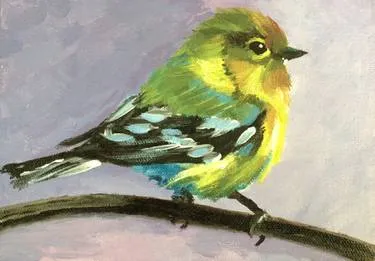 Pretty Bird at Mtn. Mike's in Santa Rosa — Painting