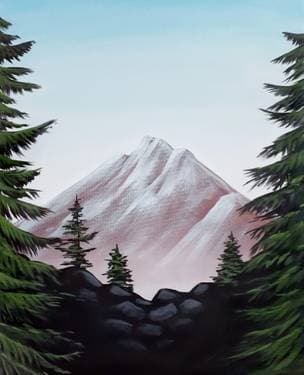 Morning Mountain Hike - Paint Nite event in BLOOMINGTON, IL