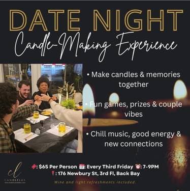 DATE NIGHT Candle Making Experience - Paint Nite event in Boston , MA