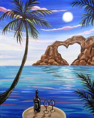 Lover's Cove Escape - Paint Nite event in Mississauga, ON