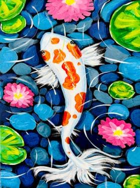 Blue Rock Koi - Paint Nite event in MISSISSAUGA, ON