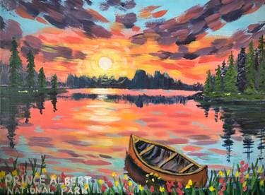 Prince Albert National Park - Paint Nite event in Calgary, AB