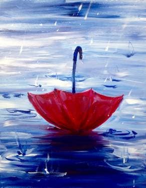 When It Rains - Paint Nite event in Boston, MA