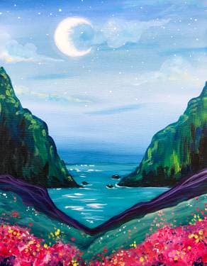 Crescent Moon Coast - Paint Nite event in Yuba City, CA