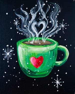 Cup of Holiday Cheer - Paint Nite event in Fenton, MO