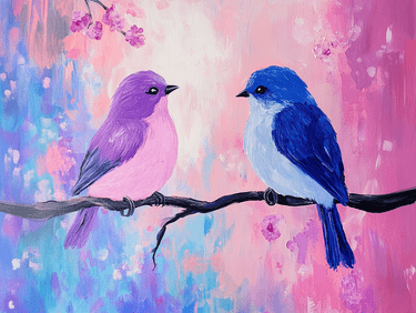 Birds of a Feather Partner Painting - Paint Nite event in Ottawa, ON