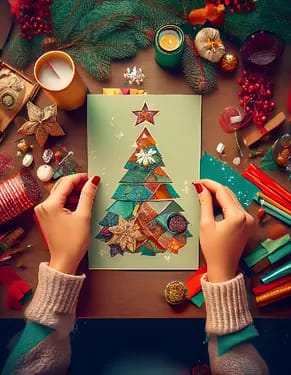 Holiday Greeting Card Paint Nite — Painting