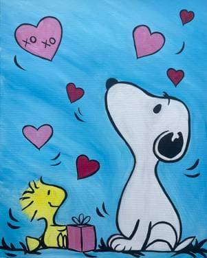 Best Friends Forever - Paint Nite event in Cupertino, CA