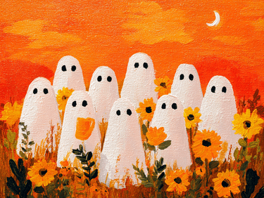 Ghouls Girls Night in the Garden - Paint Nite event in Mississauga, ON