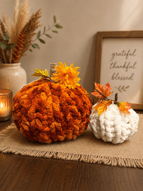 Chunky Knit Pumpkin Duo - Paint Nite event in Milton, ON