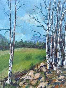 I Love These Birches - Paint Nite event in Ottawa, ON
