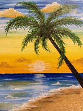 Sérénité Tropicale - Paint Nite event in Saint-Jean-sur-Richelieu, QC