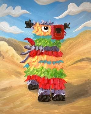 Piñata in the Wild - Paint Nite event in Regina, SK