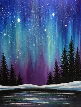 Northern Nights II - Paint Nite event in Rock Island, IL