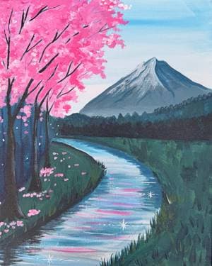 Whispers Along the River - Paint Nite event in Mississauga, ON