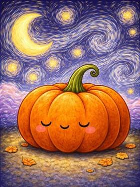 Starry Pumpkin night - Paint Nite event in Saint-Jean-sur-Richelieu, QC