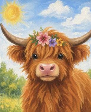 Happy Spring Highlander - Paint Nite event in Lincoln, CA
