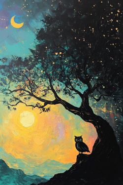 Owl Love You Day Into Night - Paint Nite event in Roseville, CA