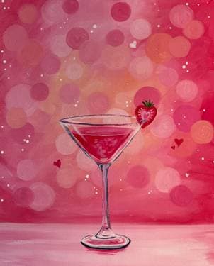 Besties and Bubbles - Paint Nite event in Caledon, ON