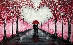 Valentine Stroll Partner Painting thumbnail