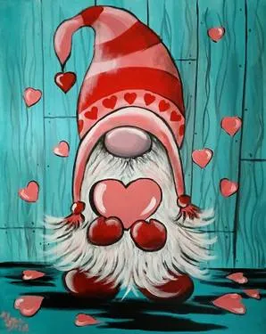 Gnome is where the heart is — Painting
