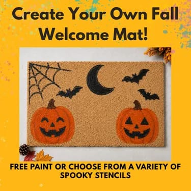 Create your own welcome mat! — Painting