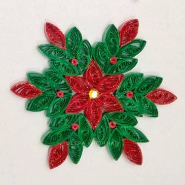 3-D Quilling Ornament (3) - Choose the colors with Deepa Krishnan