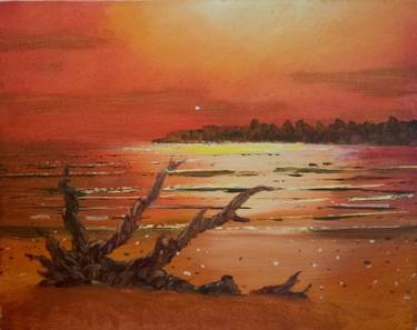 Driftwood Orange at Mtn. Mike's in Novato — Painting