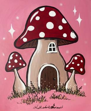 "Magic Mushroom" — Painting
