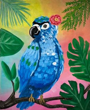 Frida want a cracker? - Paint Nite event in Edmonton, AB