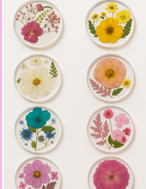 Pressed Flower & Resin Coasters - Paint Nite event in Sacramento , CA