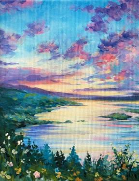 Island Off the Coast Painting Event in Tempe Arizona — Painting