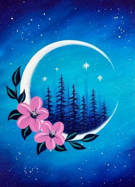 Celestial Aesthetics - Paint Nite event in MISSISSAUGA, ON