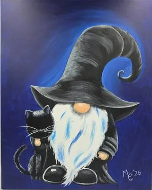 Cat Gnome — Painting