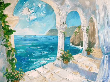 Grecian Ocean Villa - Paint Nite event in Mesa, AZ