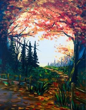 Supermoon Fall - Paint Nite event in Ottawa, ON