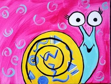 Happy Snail Kids Class - Paint Nite event in Marina Del Rey, CA