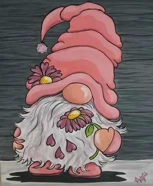 Gnome Loves Me, Gnome Loves Me Not at The Rec Room Square One — Painting