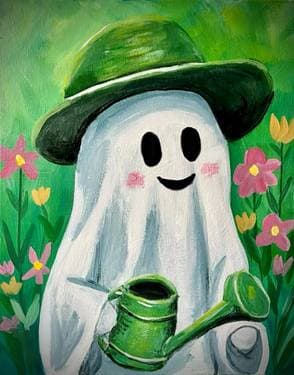 Boo-tanical Gardener - Paint Nite event in Saint-Jean-sur-Richelieu, QC