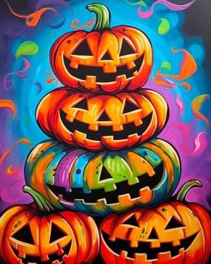 Halloween Paint Nite at Aloft Lexington! — Painting