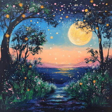 Moonlight Memories - Paint Nite event in MISSISSAUGA, ON