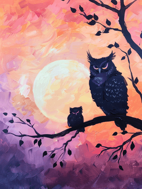 Owl Always Be By Your Side - Paint Nite event in Saint-Jean-sur-Richelieu, QC