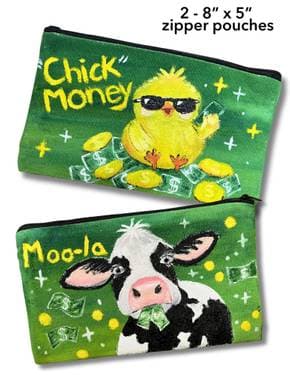 Funny Money - Chick and Cow - Paint Nite event in Regina, SK