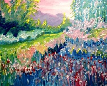 Impressionist Spring Gardens - Paint Nite event in Vancouver, BC
