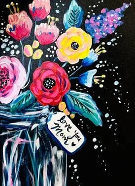 Mother's Day Flowers — Painting