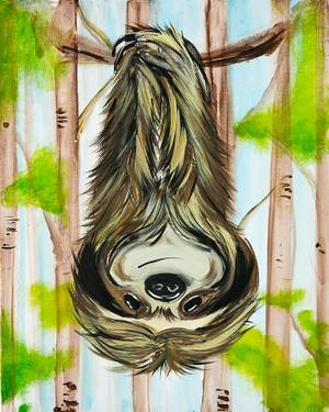 Slothing Around — Painting